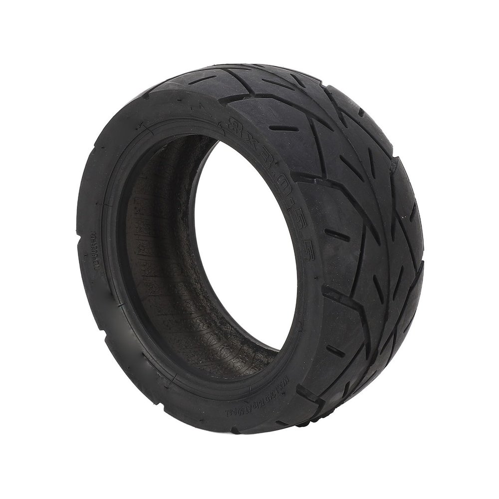 DAUZ Electric Scooter Tire, Asymmetrical Grooves, Rubber with Hollow Core, 8x3.0-5.5, Scooter Tire Replacement