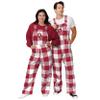 FOCO Oklahoma Sooners NCAA Mens Plaid Bib Overalls - L view 3