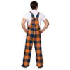 FOCO Chicago Bears NFL Mens Plaid Bib Overalls - 3XL view 2