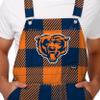 FOCO Chicago Bears NFL Mens Plaid Bib Overalls - 3XL view 4