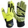 Scale Wear Black Stealth Padded Football Receiver Lineman Gloves Grip Silicone Palms Adult Mens Boys Sticky Boost Your Game view 1