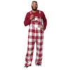 FOCO Arkansas Razorbacks NCAA Mens Plaid Bib Overalls - 3XL view 1