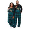 FOCO Jacksonville Jaguars NFL Mens Plaid Bib Overalls - 3XL view 3