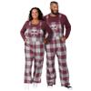 FOCO Mississippi State Bulldogs NCAA Womens Plaid Bib Overalls - M view 3