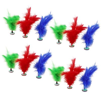 Amosfun 36 pcs Chinese Kicking Shuttlecock Kicking Shuttlecock shuttlecocks Chinese jianzi Toy Badminton China Chicken