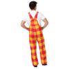 FOCO Kansas City Chiefs NFL Mens Plaid Bib Overalls - XL view 2