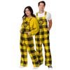 FOCO Iowa Hawkeyes NCAA Womens Plaid Bib Overalls - XS view 3
