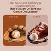 SARNA BASEBALL Glove Maintenance Kit, 5-Piece Clean, Soften, & Break in Gloves Faster Baseball Glove Cleaner, Conditioner, Brushes & Microfiber Cloth Trusted Leather Cleaner and Conditioner Kit view 3