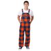 FOCO Virginia Cavaliers NCAA Mens Plaid Bib Overalls - 2XL view 1