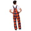 FOCO Virginia Cavaliers NCAA Mens Plaid Bib Overalls - 2XL view 2