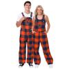 FOCO Virginia Cavaliers NCAA Mens Plaid Bib Overalls - 2XL view 3