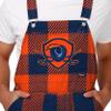 FOCO Virginia Cavaliers NCAA Mens Plaid Bib Overalls - 2XL view 4