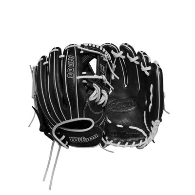 WILSON 2024 A1000 H75 11.75 Infield Fastpitch Softball Glove - Black/Silver, Right Hand Throw