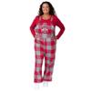FOCO Ohio State Buckeyes NCAA Womens Plaid Bib Overalls - 2XL view 1