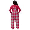 FOCO Ohio State Buckeyes NCAA Womens Plaid Bib Overalls - 2XL view 2