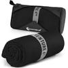 VENTURE 4TH Quick Dry Towel. Microfiber Travel Towel Ideal for Camping, Hiking, Backpacking, Gym. Lightweight & Fast Drying Travel Towels for Body. Compact & Easy to Pack - Black Medium view 1