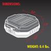 Wagan EL4308 Solar Powered LED Camping Lantern USB Rechargeable LED Tent Light Flashlights Camping Light with Folding Hanging Clip Tripod Mountable for Outdoor Backpacking Gear Emergency Kits view 2