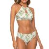 Arizona Cactus Bikini Sets for Women Two Piece Halter Bathing Suit Sexy Swimsuit Beach Swimwear L view 2