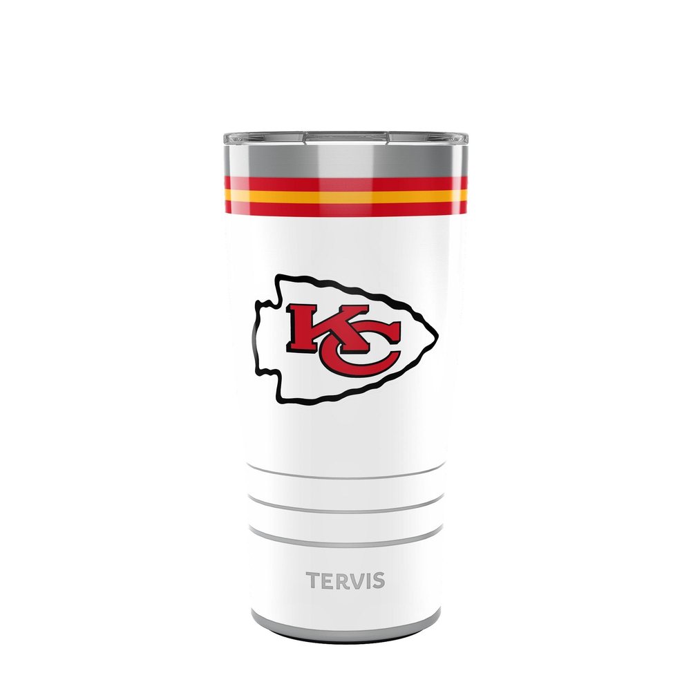 Tervis Traveler NFL Kansas City Chiefs - Arctic Triple Insulated Tumbler Travel Cup Keeps Drinks Cold & Hot, 20oz, Stainless Steel