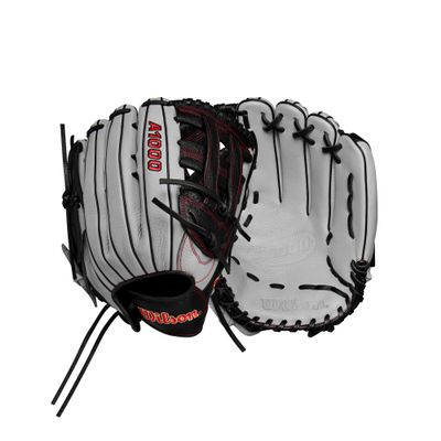 Wilson 2024 A1000 1750 12.5 Outfield Baseball Glove - Silver/Black/Red, Right Hand Throw