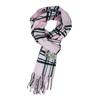 Glory Max Unisex Classic Tartan Plaid Winter Scarf Soft Cashmere Feel 72"x12" (Pink) view 1