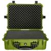 Bushnell 20 Inch Large Waterproof Hard Hangun Case For Firearms, Optics, Accessories, Shock Proof, and TSA Ready (OD Green) view 3
