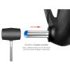 DAUZ Bike Shaft Crank Repair Tools, Flared End Wear Resistant Non Slip Bike Headset Cup Removal Tools for Maintain view 2