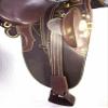 Australian Stock Saddle Full Brown Leather with Full Accessories Size 15" to 18" (18", Brown) view 2