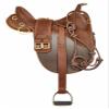Austrailian Stock Saddle Brown Synthetic Suede with All Accessorie (Size 15"-18") (18", Brown) view 1