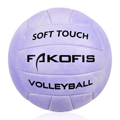 FAKOFIS Volleyball Official Size 5, Indoor Outdoor Soft Volleyballs for Kids Youth Adult Elder Play Games (Best Gift for)