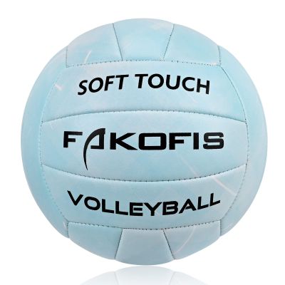 FAKOFIS Volleyball Official Size 5, Indoor Outdoor Soft Volleyballs for Kids Youth Adult Elder Play Games (Best Gift for)
