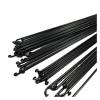 NORAZE 12Pcs Steel Spokes 260-296mm Stainless Bicycle Bike MTB Wheel Nipple Accessories (Color : Black, Size : 260mm) view 3