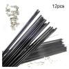 NORAZE 12Pcs Steel Spokes 260-296mm Stainless Bicycle Bike MTB Wheel Nipple Accessories (Color : Black, Size : 260mm) view 4