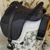 Australian Stock Synthetic Saddle with Set Without Horn Size 15" to 18" (17", Black) view 1