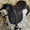 Australian Stock Synthetic Saddle with Set Without Horn Size 15" to 18" (17", Black) view 2