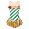 Zaldita Women's Candy Cane Costume Christmas Ballet Dance Leotard Dress for Festival Party Green XX-Large view 4