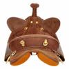 Austrailian Stock Saddle Brown Synthetic Suede with All Accessorie (Size 15"-18") (17, Brown) view 2