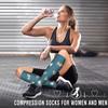 Bluemaple 6 Pack Copper Compression Socks for Women and Men Circulation-Best Support for Medical, Running,Nursing,Athletic view 2
