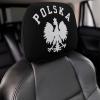 Polska Polish Country Pride Car Headrest Covers Universal Car Seat Head Rest Protector for Auto Truck 2 PCS view 4