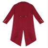Kvysinly Kids Boys Pirate Renaissance Steampunk Tailcoat Jacket Gothic Victorian Tuxedo Frock Coat Halloween Costume Red 16 Years view 4