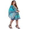 AAN Women's Caftan Dress - Beachwear Coverup Kaftan Casual Short Summer Lougewear One Size Dresses for Girls & Women (Blue-7180) view 2