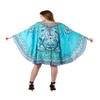 AAN Women's Caftan Dress - Beachwear Coverup Kaftan Casual Short Summer Lougewear One Size Dresses for Girls & Women (Blue-7180) view 3