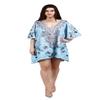 AAN Women's Caftan Dress - Beachwear Coverup Kaftan Casual Short Summer Lougewear One Size Dresses for Girls & Women (Black-7119) view 1