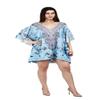 AAN Women's Caftan Dress - Beachwear Coverup Kaftan Casual Short Summer Lougewear One Size Dresses for Girls & Women (Black-7119) view 2