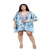 AAN Women's Caftan Dress - Beachwear Coverup Kaftan Casual Short Summer Lougewear One Size Dresses for Girls & Women (Black-7119) view 3