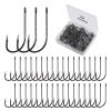 Baitholder Fishing Hooks Trout Panfisn Catfish Basss Hooks Fishing (2#, Black) view 1