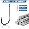 Baitholder Fishing Hooks Trout Panfisn Catfish Basss Hooks Fishing (2#, Black) view 4
