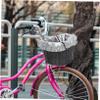INOOMP 4pcs Cycling Basket Liner Cover for Front and Rear Baskets Fits Bike Models Lightweight Folding Design High-Grade Material Accessories view 2