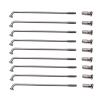 NORAZE 36Pcs 60-305mm 12G Electric Bicycle E-Bike Wheel Tire Steel Spokes Bike Parts (Color : Silver 36PCS, Size : 200mm) view 1