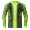 Fldy Girls Youth Goalie Jersey Boys Padded Gladiator Goalkeeper Shirt with Sponge Protector Sports Team Training Uniform Fluorescent Green 11-12 Years view 2